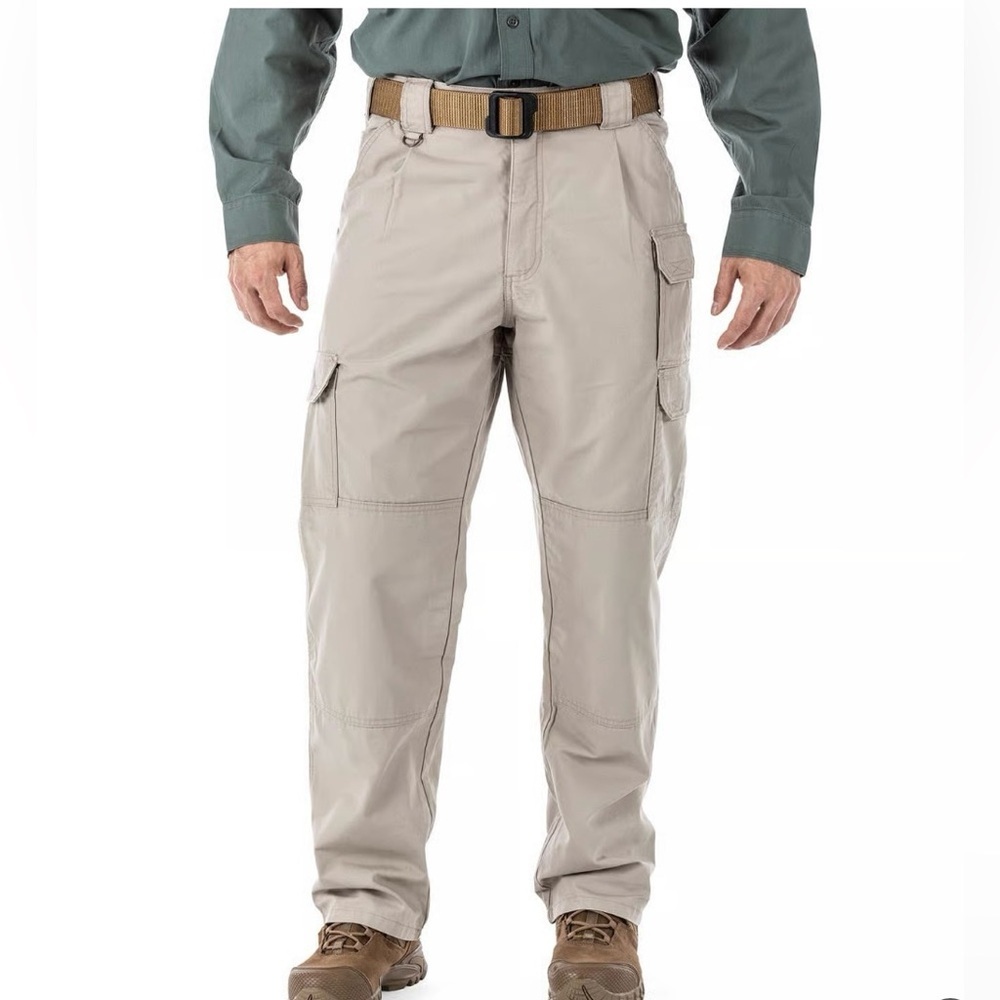 5.11 Tactical Series Men's Beige 100% Cotton Canvas Cargo Pants Size 32”x32”
